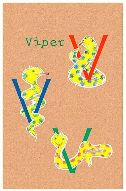 Komar Wanddecoratie ABC animal T Wanddecoratie zonder lijst (1 stuk)