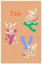 Komar Wanddecoratie ABC Animal Y Wanddecoratie zonder lijst (1 stuk) - Thumbnail 1