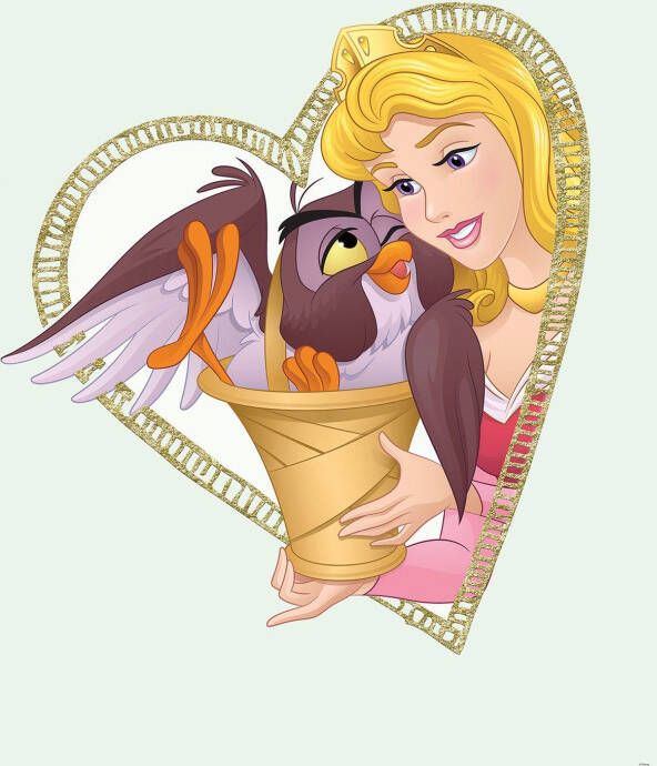 Komar Wanddecoratie Aurora & Owl Wanddecoratie voor de kinderkamer zonder lijst (1 stuk)