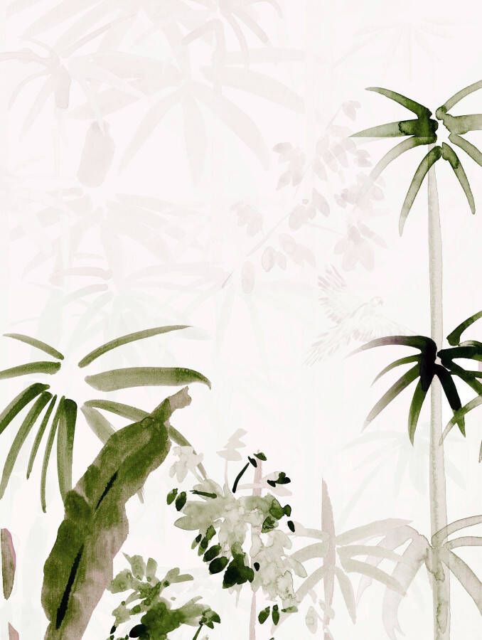 Komar Wanddecoratie Bamboo Drawing Wanddecoratie zonder lijst (1 stuk)
