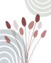 Komar Wanddecoratie Bohemian Cattail Wanddecoratie zonder lijst (1 stuk) - Thumbnail 1