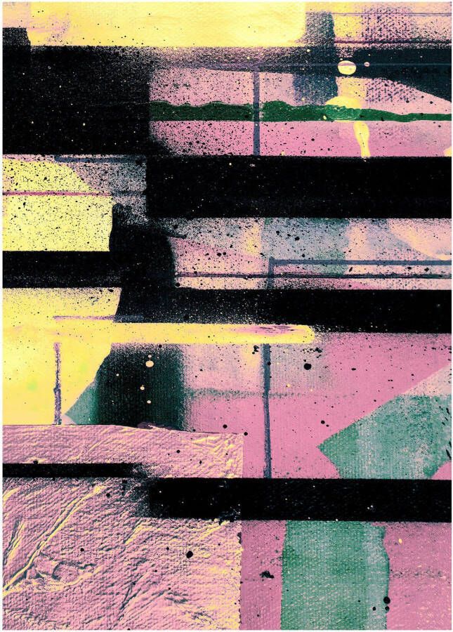 Komar Wanddecoratie Colorful Forte Wanddecoratie zonder lijst (1 stuk)