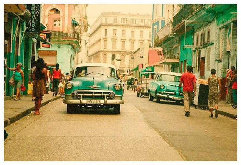 Komar Wanddecoratie Cuba Rush Wanddecoratie zonder lijst (1 stuk)