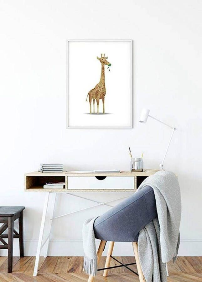 Komar Wanddecoratie Cute animal giraf Wanddecoratie zonder lijst