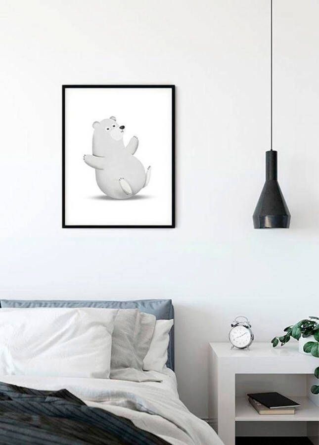 Komar Wanddecoratie Cute animal polair Bear Wanddecoratie zonder lijst