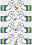 Komar Wanddecoratie Donald Duck Hands Wanddecoratie voor de kinderkamer zonder lijst (1 stuk) - Thumbnail 1