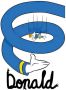 Komar Wanddecoratie Donald Duck spiraal Wanddecoratie voor de kinderkamer zonder lijst (1 stuk) - Thumbnail 1