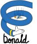 Komar Wanddecoratie Donald Duck spiraal Wanddecoratie voor de kinderkamer zonder lijst (1 stuk) - Thumbnail 1