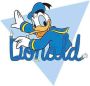 Komar Wanddecoratie Donald Duck Triangle Wanddecoratie voor de kinderkamer zonder lijst (1 stuk) - Thumbnail 1