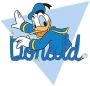 Komar Wanddecoratie Donald Duck Triangle Wanddecoratie voor de kinderkamer zonder lijst (1 stuk) - Thumbnail 1