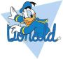 Komar Wanddecoratie Donald Duck Triangle Wanddecoratie voor de kinderkamer zonder lijst (1 stuk) - Thumbnail 1