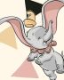 Komar Wanddecoratie Dumbo Angles Wanddecoratie voor de kinderkamer zonder lijst (1 stuk) - Thumbnail 1