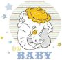 Komar Wanddecoratie Dumbo Little baby Wanddecoratie voor de kinderkamer zonder lijst (1 stuk) - Thumbnail 1