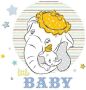 Komar Wanddecoratie Dumbo Little baby Wanddecoratie voor de kinderkamer zonder lijst (1 stuk) - Thumbnail 1