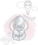Komar Wanddecoratie Dumbo Sleepy Wanddecoratie voor de kinderkamer zonder lijst (1 stuk) - Thumbnail 1