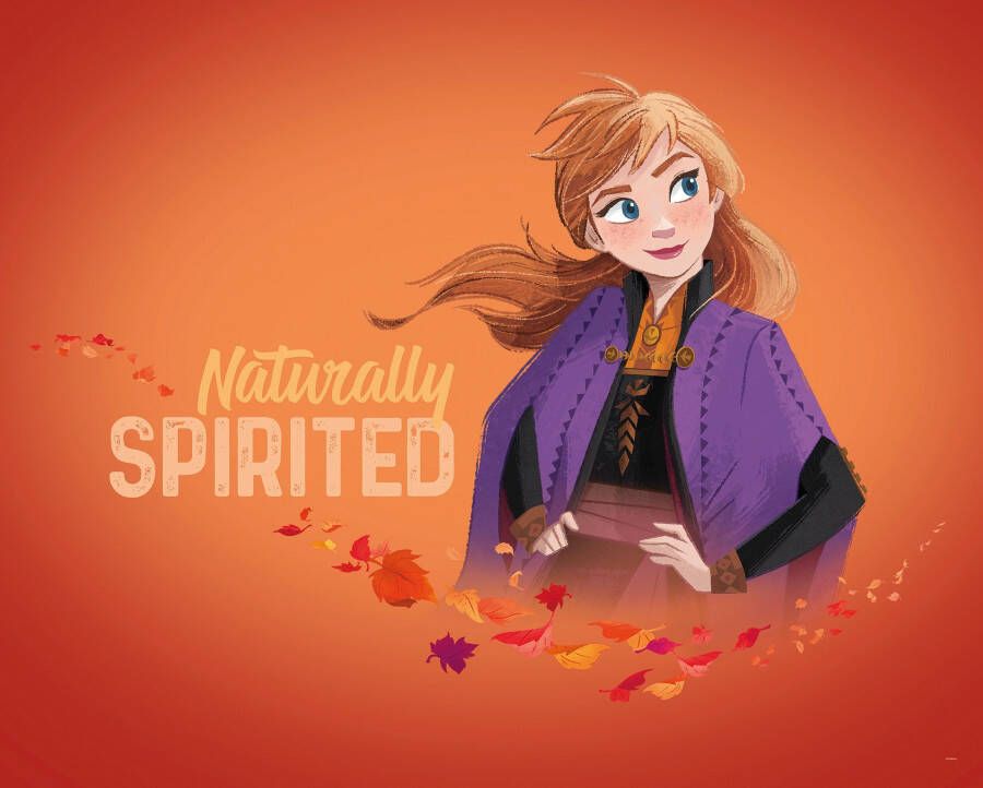 Komar Wanddecoratie Frozen 2 Anna Autumn spirit Wanddecoratie voor de kinderkamer zonder lijst