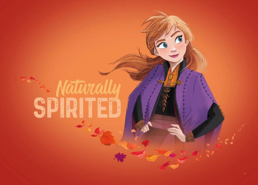 Komar Wanddecoratie Frozen 2 Anna Autumn spirit Wanddecoratie voor de kinderkamer zonder lijst