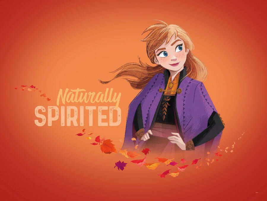 Komar Wanddecoratie Frozen 2 Anna Autumn spirit Wanddecoratie voor de kinderkamer zonder lijst