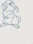 Komar Wanddecoratie Hey Thumper Wanddecoratie voor de kinderkamer zonder lijst (1 stuk) - Thumbnail 1
