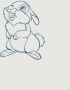 Komar Wanddecoratie Hey Thumper Wanddecoratie voor de kinderkamer zonder lijst (1 stuk) - Thumbnail 1