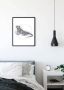 Komar Wanddecoratie Iguana Watercolor Wanddecoratie zonder lijst (1 stuk) - Thumbnail 1