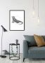 Komar Wanddecoratie Iguana white Wanddecoratie zonder lijst (1 stuk) - Thumbnail 1