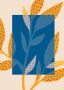 Komar Wanddecoratie Illustration Colorful Foliage (1 stuk) - Thumbnail 1