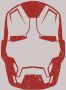 Komar Wanddecoratie Iron Man Helmet MK 43 Wanddecoratie voor de kinderkamer zonder lijst (1 stuk) - Thumbnail 1