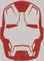 Komar Wanddecoratie Iron Man Helmet MK 43 Wanddecoratie voor de kinderkamer zonder lijst (1 stuk) - Thumbnail 1