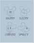 Komar Wanddecoratie Mickey Blue Emotions Wanddecoratie voor de kinderkamer zonder lijst (1 stuk) - Thumbnail 1