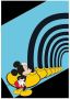 Komar Wanddecoratie Mickey Mouse Foot tunnel Wanddecoratie voor de kinderkamer zonder lijst (1 stuk) - Thumbnail 1