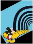 Komar Wanddecoratie Mickey Mouse Foot tunnel Wanddecoratie voor de kinderkamer zonder lijst (1 stuk) - Thumbnail 1