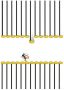 Komar Wanddecoratie Mickey Mouse Footlines Wanddecoratie voor de kinderkamer zonder lijst (1 stuk) - Thumbnail 1