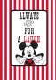 Komar Wanddecoratie Mickey Mouse Laugh Wanddecoratie voor de kinderkamer zonder lijst (1 stuk) - Thumbnail 1