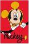 Komar Wanddecoratie Mickey Mouse Magnifying Glass Wanddecoratie voor de kinderkamer zonder lijst (1 stuk) - Thumbnail 1