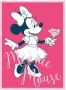Komar Wanddecoratie Minnie Mouse Girlie Wanddecoratie voor de kinderkamer zonder lijst (1 stuk) - Thumbnail 1