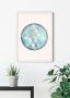 Komar Wanddecoratie Mozaïek Circle Azzuro Wanddecoratie zonder lijst (1 stuk) - Thumbnail 1