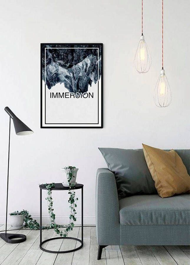 Komar Wanddecoratie Onderdompeling Steel Wanddecoratie zonder lijst (1 stuk)