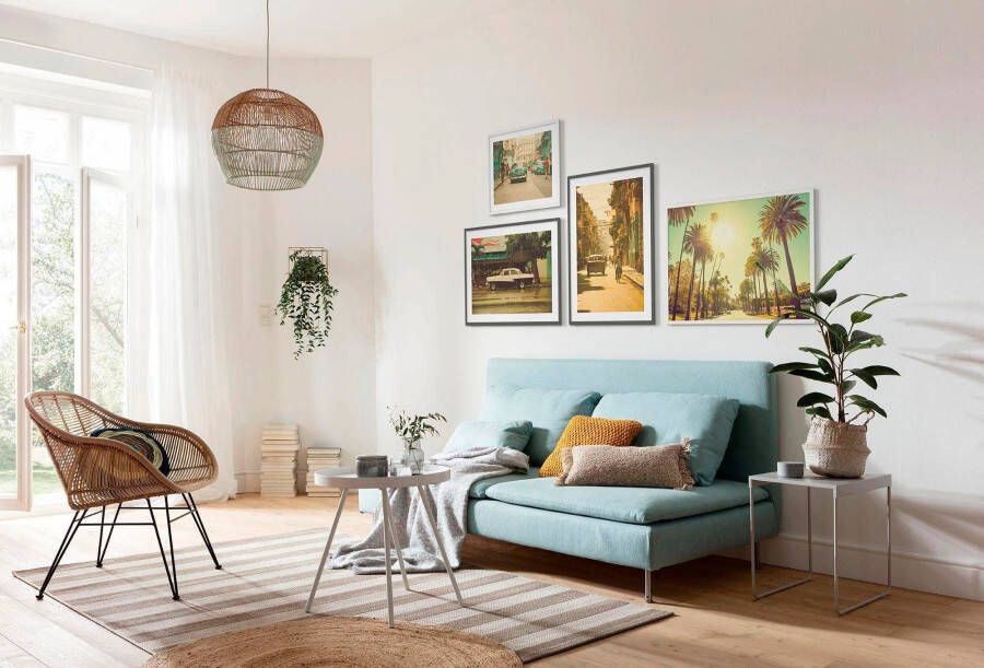 Komar Wanddecoratie Palm Alley Wanddecoratie zonder lijst (1 stuk)