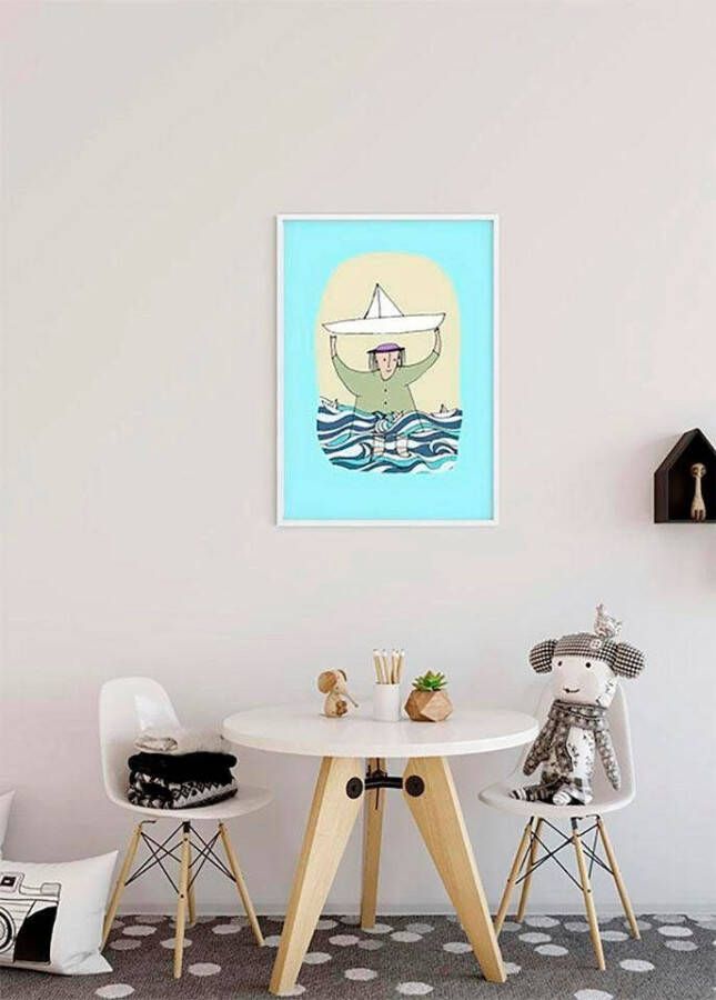 Komar Wanddecoratie Paper Ship Wanddecoratie zonder lijst (1 stuk)