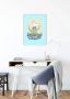 Komar Wanddecoratie Paper Ship Wanddecoratie zonder lijst (1 stuk) - Thumbnail 1