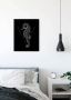 Komar Wanddecoratie Sea Horse black Wanddecoratie zonder lijst (1 stuk) - Thumbnail 1