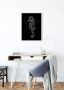 Komar Wanddecoratie Sea Horse black Wanddecoratie zonder lijst (1 stuk) - Thumbnail 1