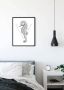 Komar Wanddecoratie Sea Horse white Wanddecoratie zonder lijst (1 stuk) - Thumbnail 1