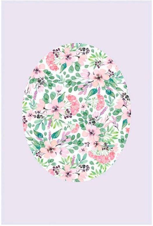 Komar Wanddecoratie Shelly Patterns Lavender Wanddecoratie zonder lijst (1 stuk)
