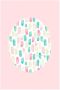 Komar Wanddecoratie Shelly Patterns roos Wanddecoratie zonder lijst (1 stuk) - Thumbnail 1