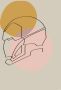 Komar Wanddecoratie Soulful Sanctuary Iron Man Head Wanddecoratie voor de kinderkamer zonder lijst (1 stuk) - Thumbnail 1