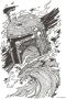 Komar Wanddecoratie Star Wars Boba Fett Drawing Wanddecoratie voor de kinderkamer zonder lijst (1 stuk) - Thumbnail 1
