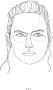 Komar Wanddecoratie Star Wars Classic Force Faces Rey Wanddecoratie voor de kinderkamer zonder lijst (1 stuk) - Thumbnail 1
