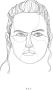 Komar Wanddecoratie Star Wars Classic Force Faces Rey Wanddecoratie voor de kinderkamer zonder lijst (1 stuk) - Thumbnail 1